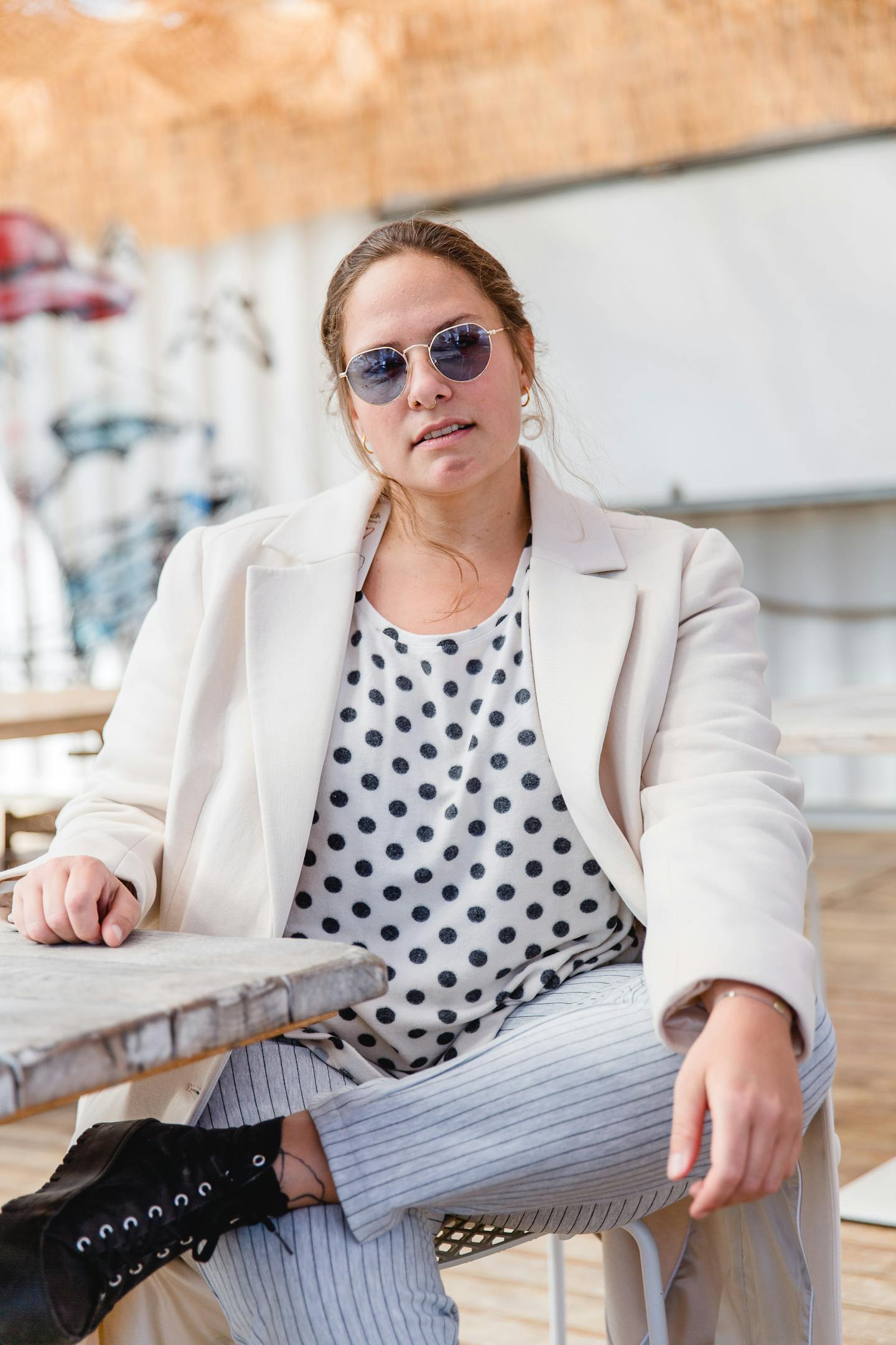 Marineblau: Der knallige Plus Size Denim Look für den Herbst in