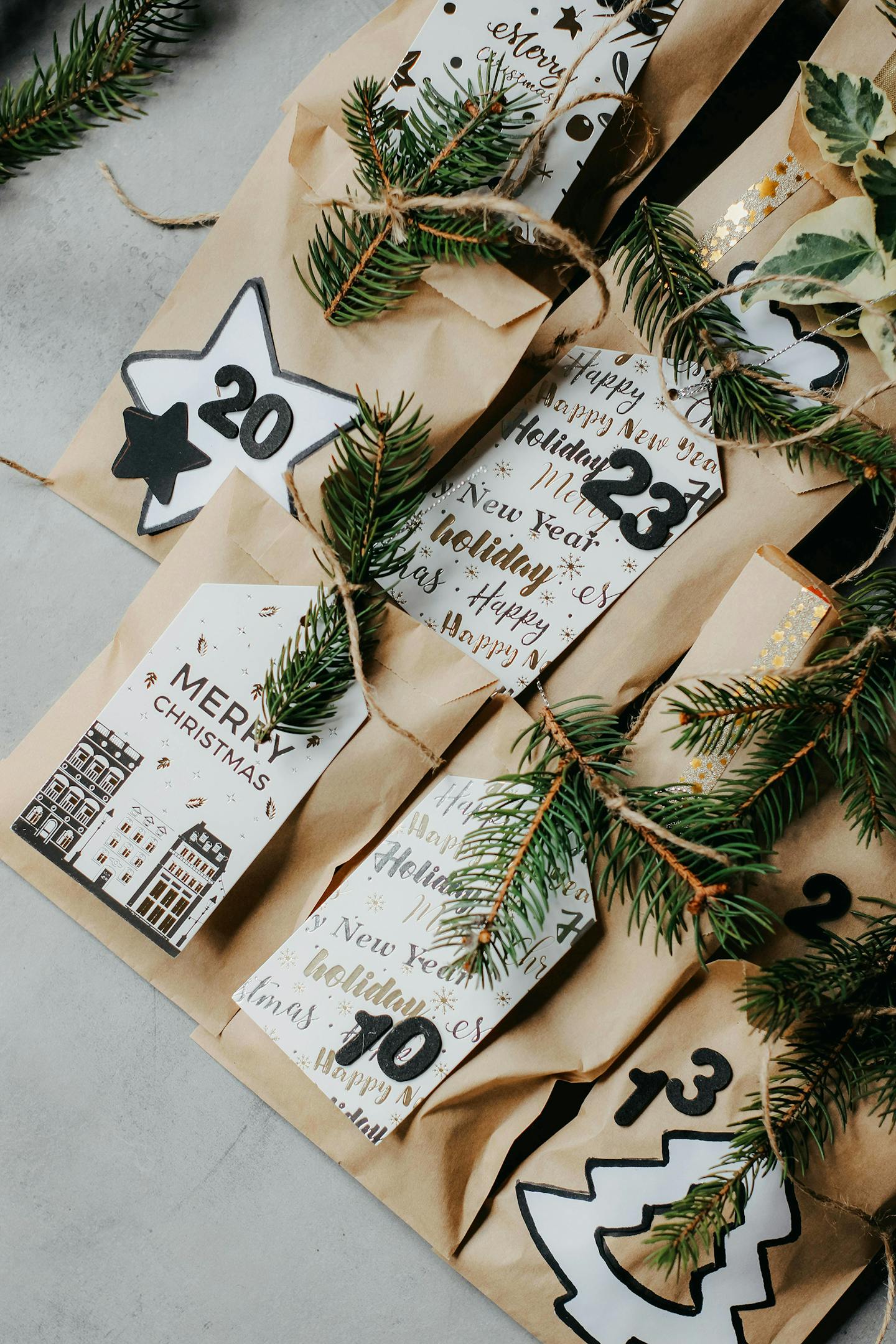 DIY Adventskalender füllen