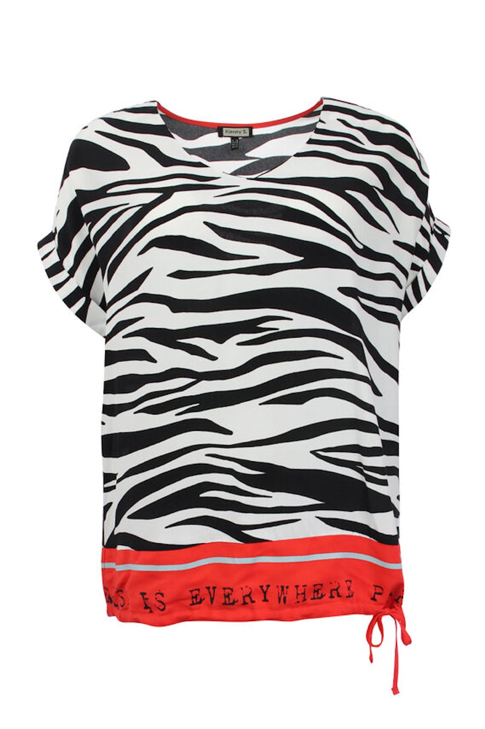 Zebra Schlupfbluse