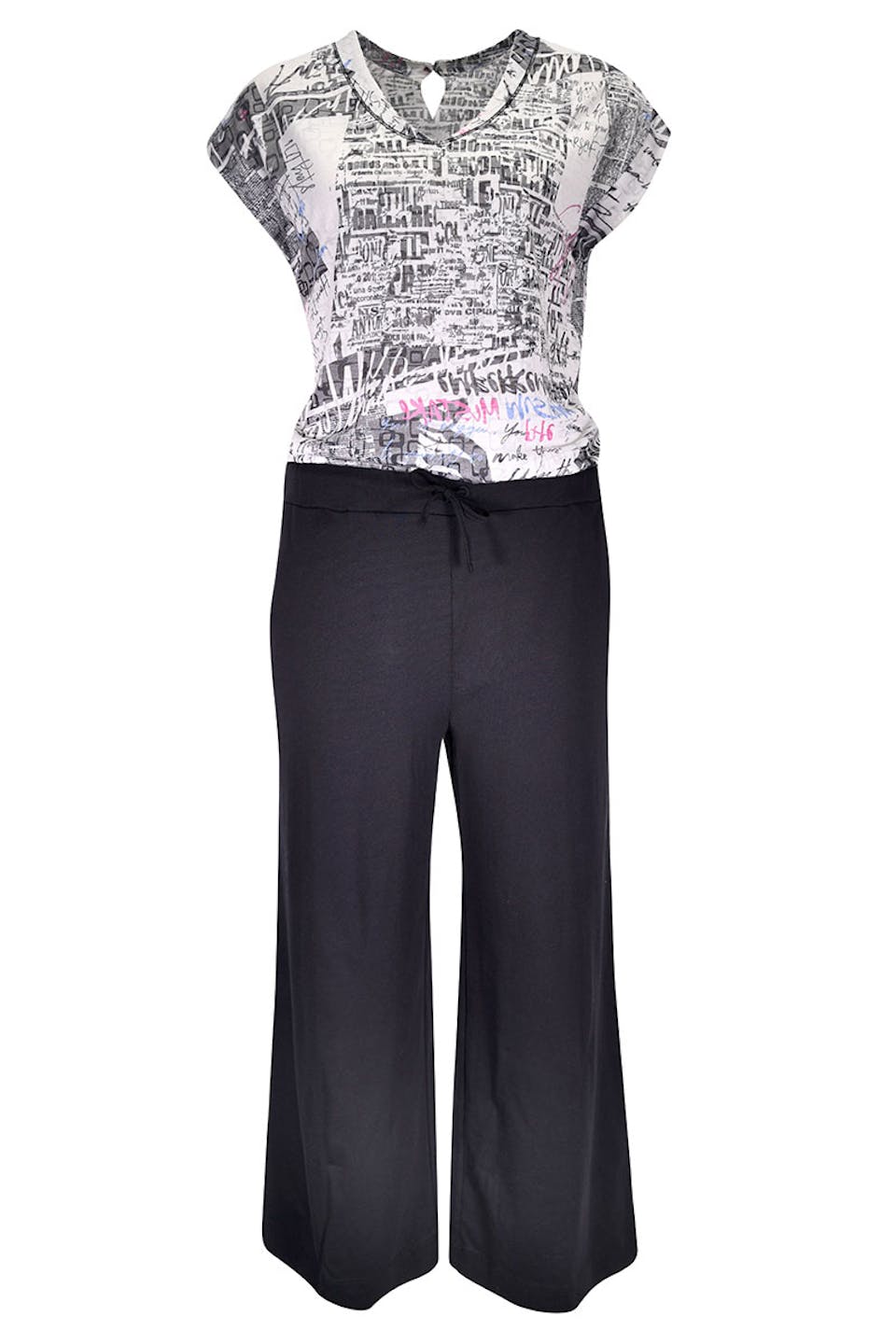 Jumpsuit mit Wording