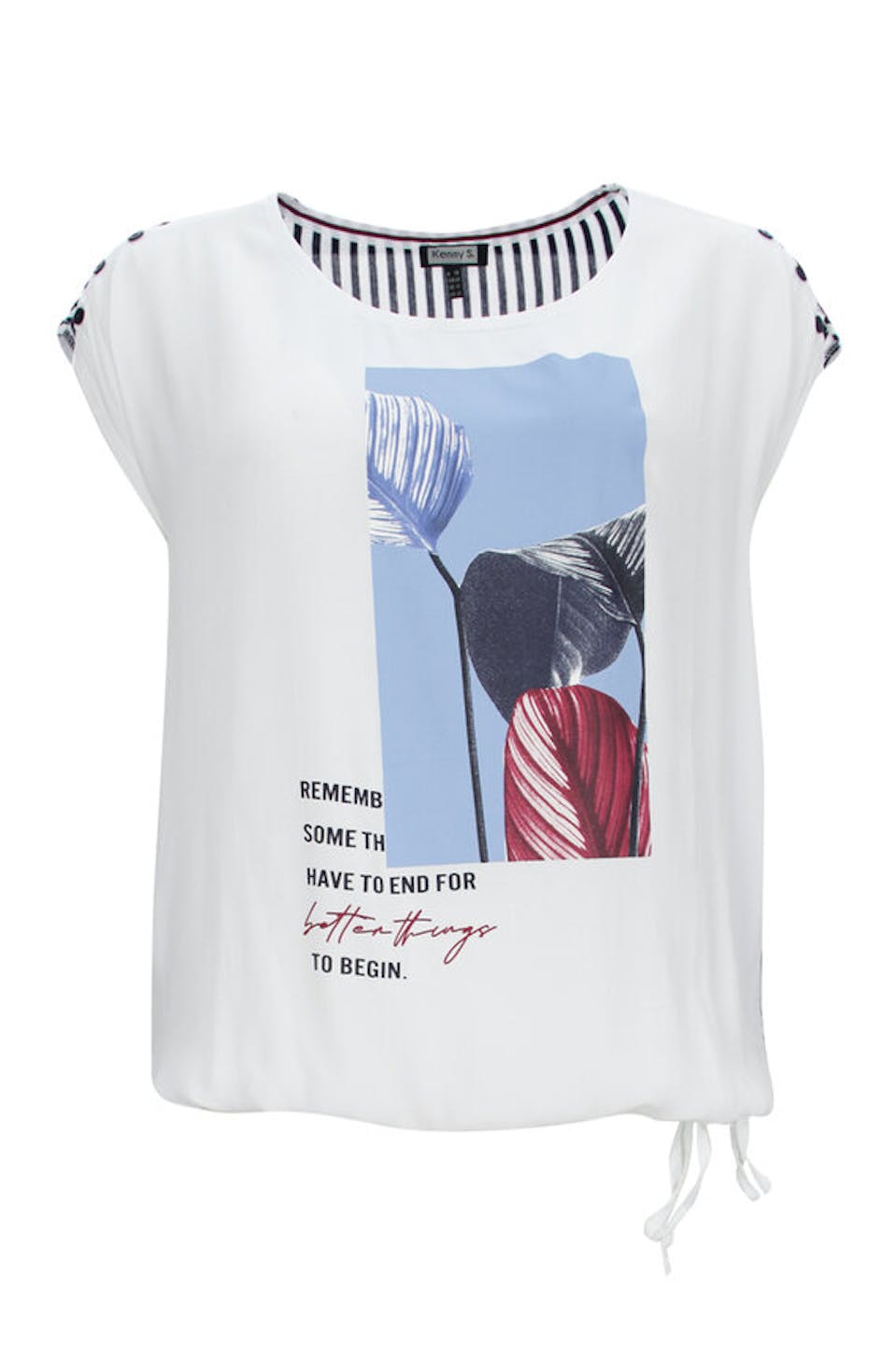 Motivprint Bluse