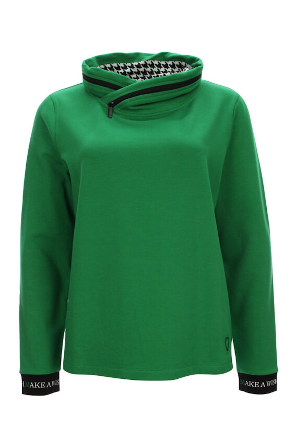 Sweatshirt mit Kragen