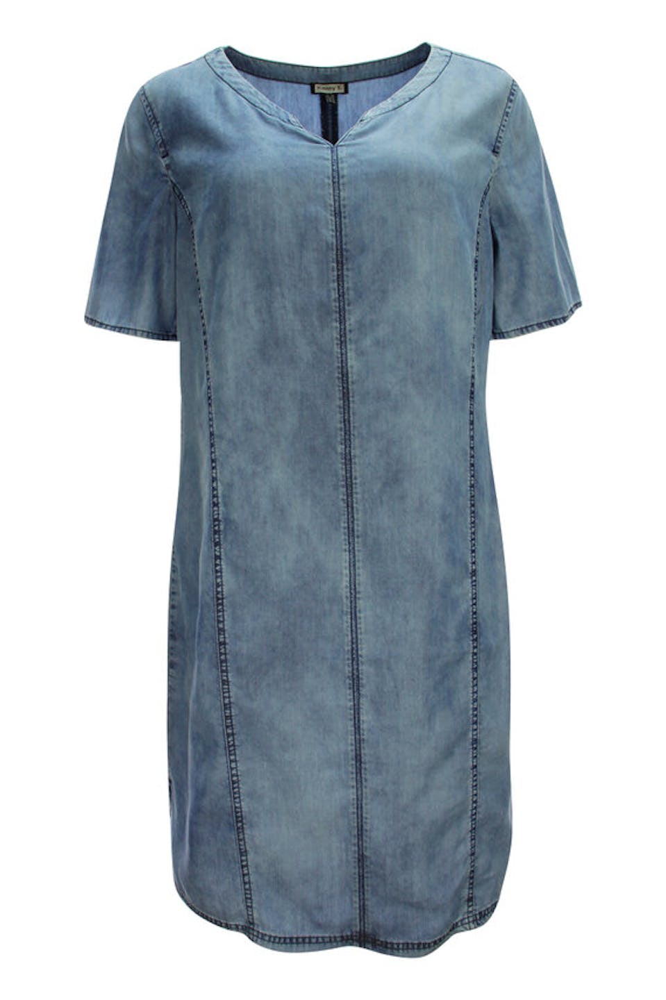 Kleid in Denimlook