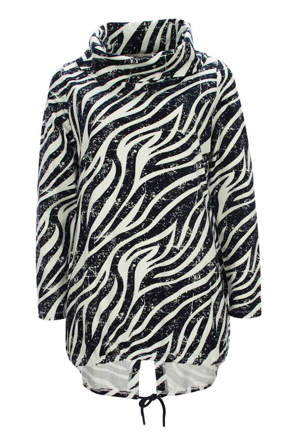 Longshirt mit Zebraprint