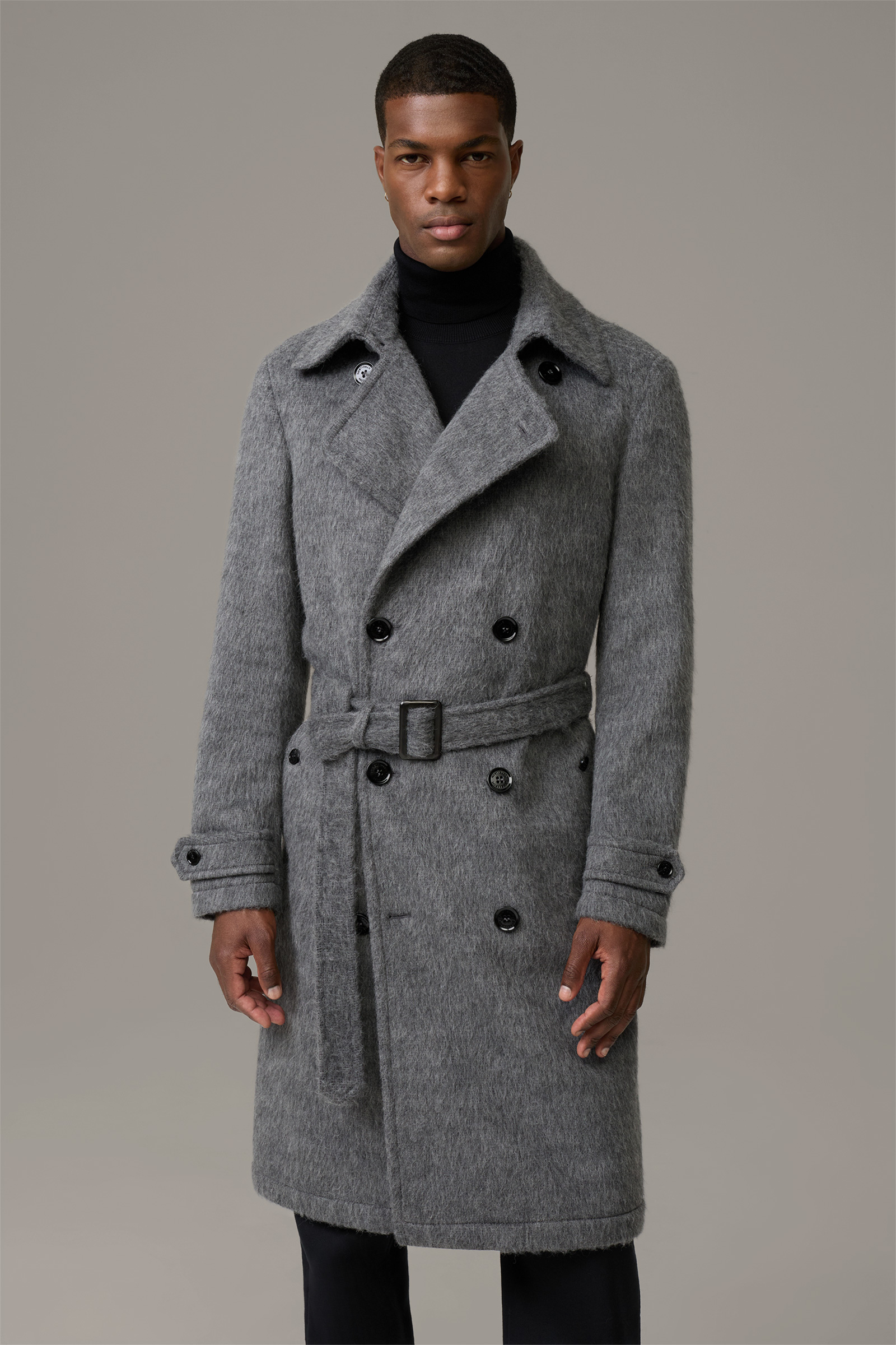 Manteau en laine The Trench Coat 2.0, gris